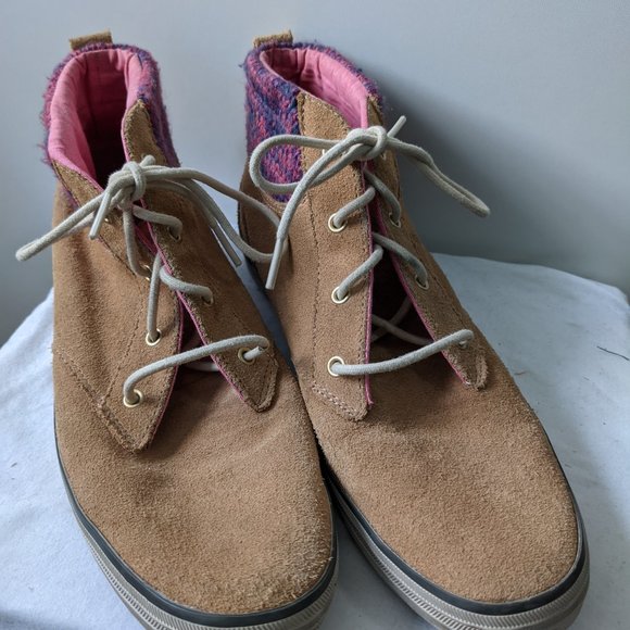 Keds Suede High Top Chukka Boots Size 11 - Picture 2 of 7
